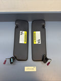OEM BMW E88 E93 128 135 328 335 M3 CONVERTIBLE Left Right Sun Visor Black SET