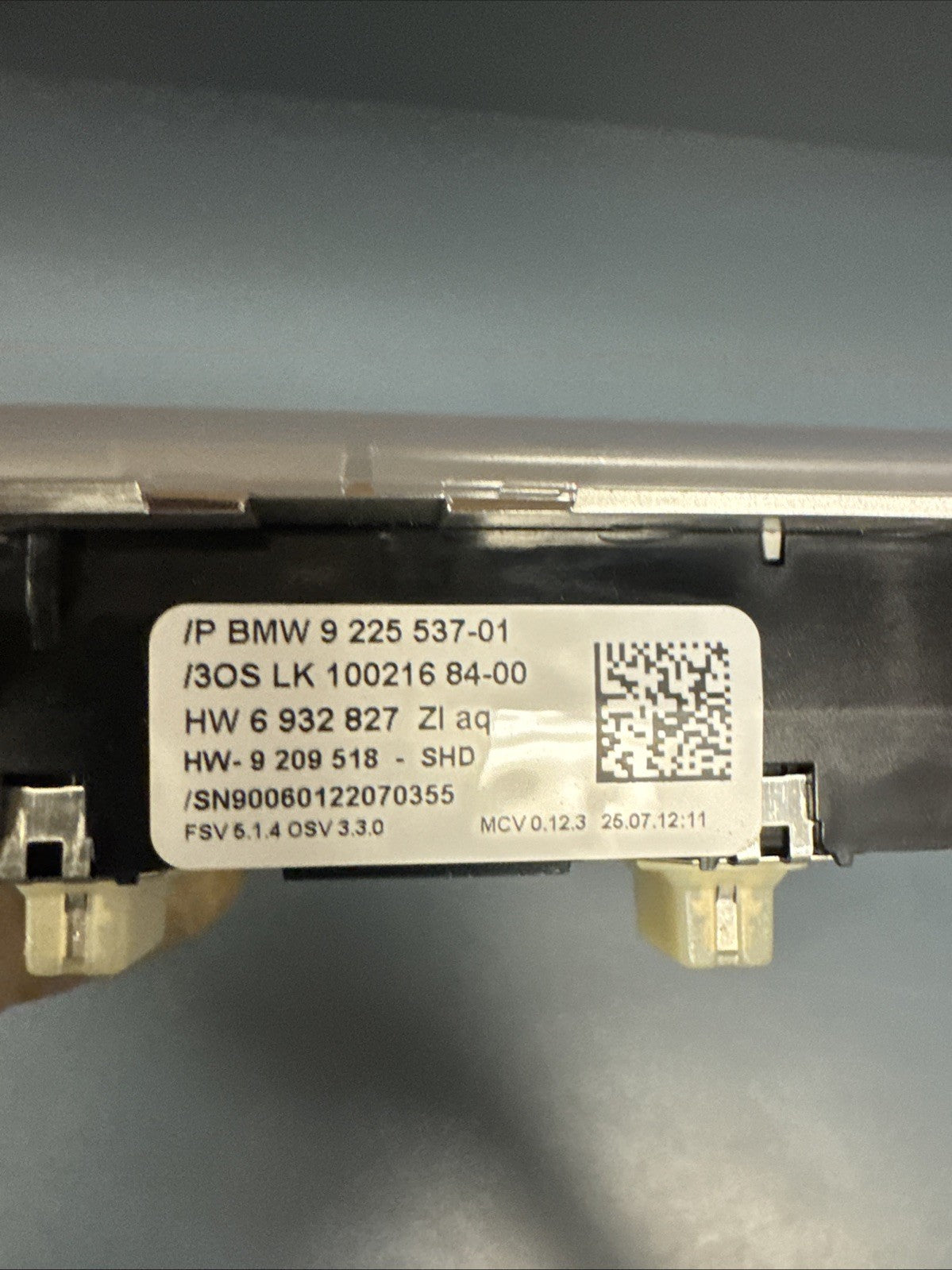 07-13 BMW E92 E90 128i 135i 328i 335i M3 Sunroof Switch Dome Light 9225537