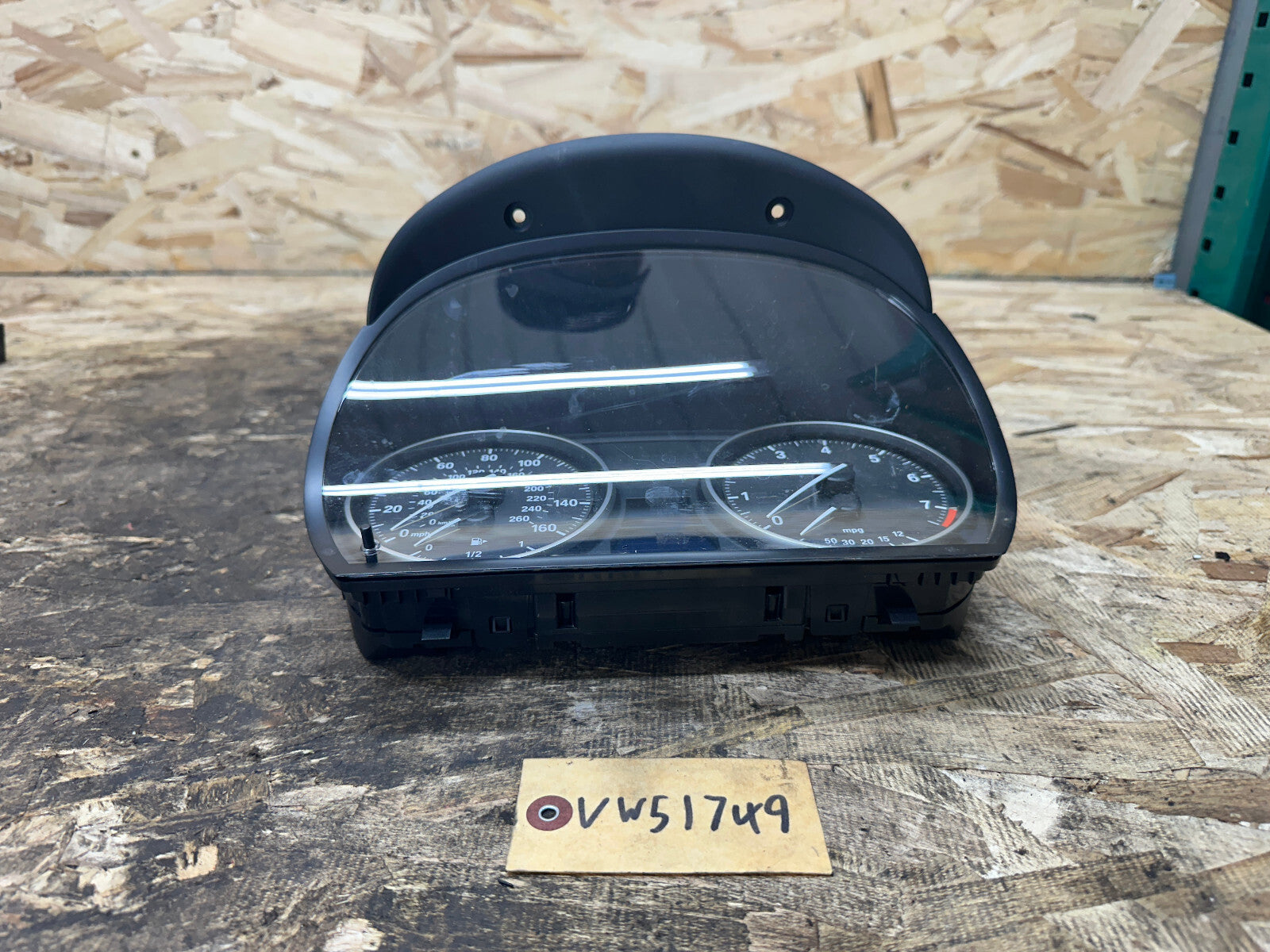 BMW 04-15 E90 E84 3 SERIES X1 SPEEDOMETER INSTRUMENT GAGUE CLUSTER OEM 9284265