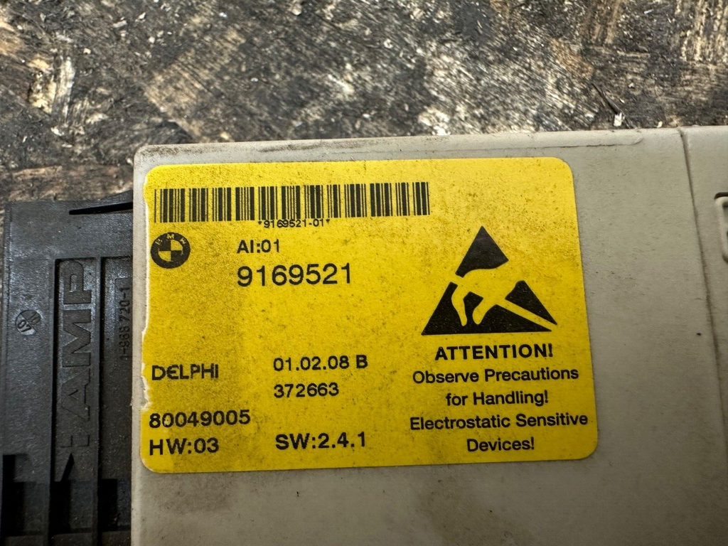 BMW 2004-2010 E60/E61 CENTER CONSOLE iDrive/ECU CONTROL MODULE OEM BMW 9169521