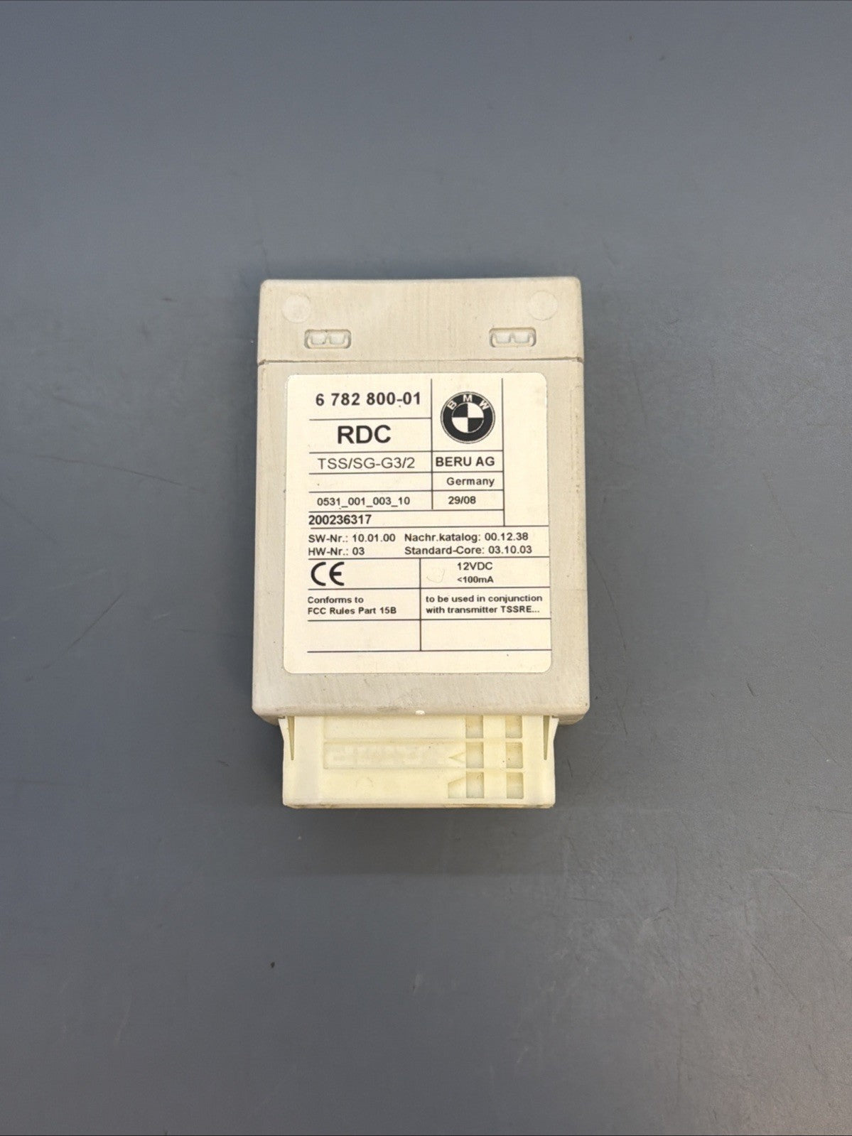 BMW E60 E70 E88 E90 E92 TPMS Tire Pressure Control Monitor Module 6772800 OEM