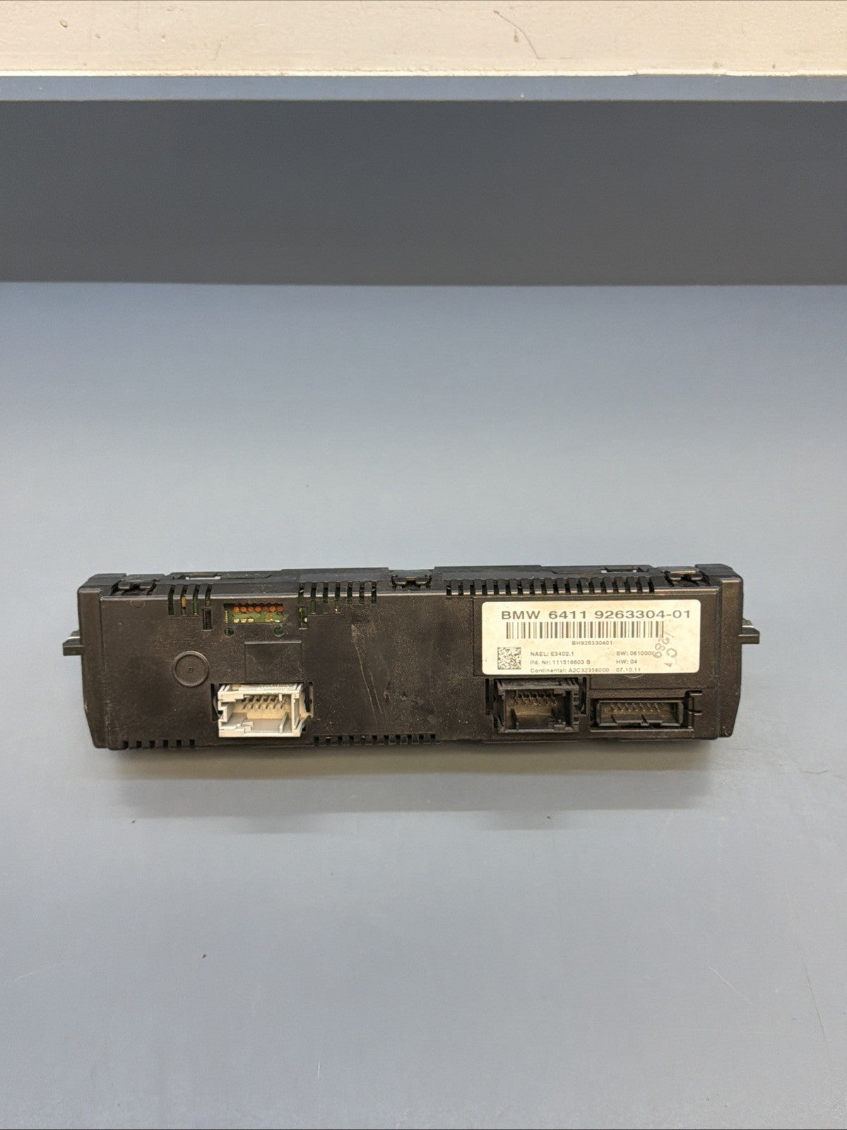 BMW 3 SERIES E92 E93 Automatic Heater Air Conditioning AC Control Panel 9263304