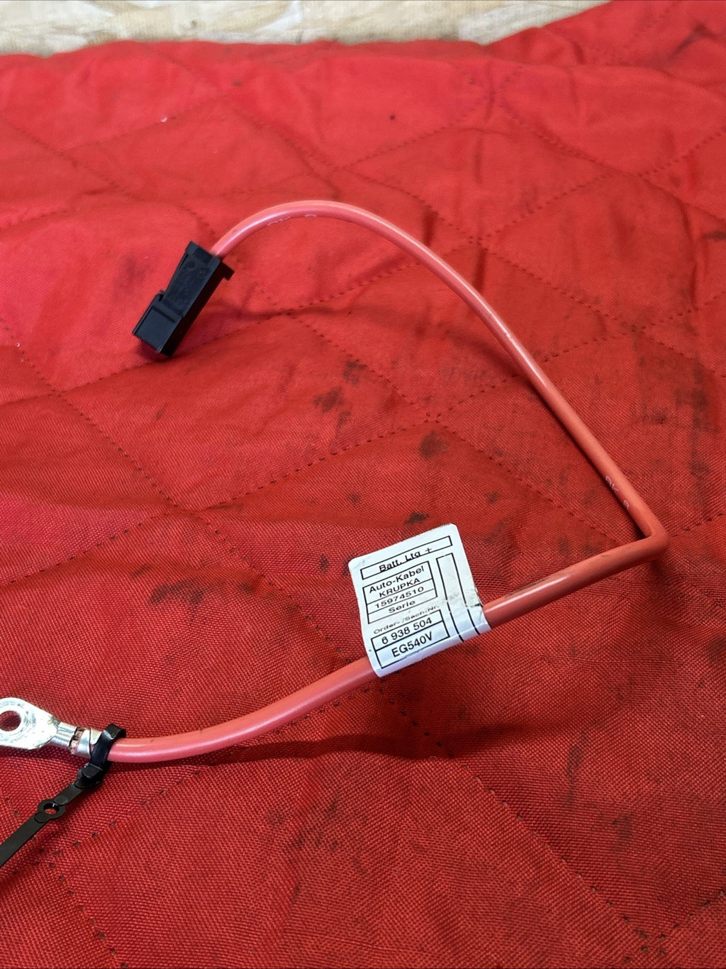 06-13 BMW E90 E91 E92 E93 BATTERY POSITIVE CABLE PLUS POLE LEAD WIRE 6938504