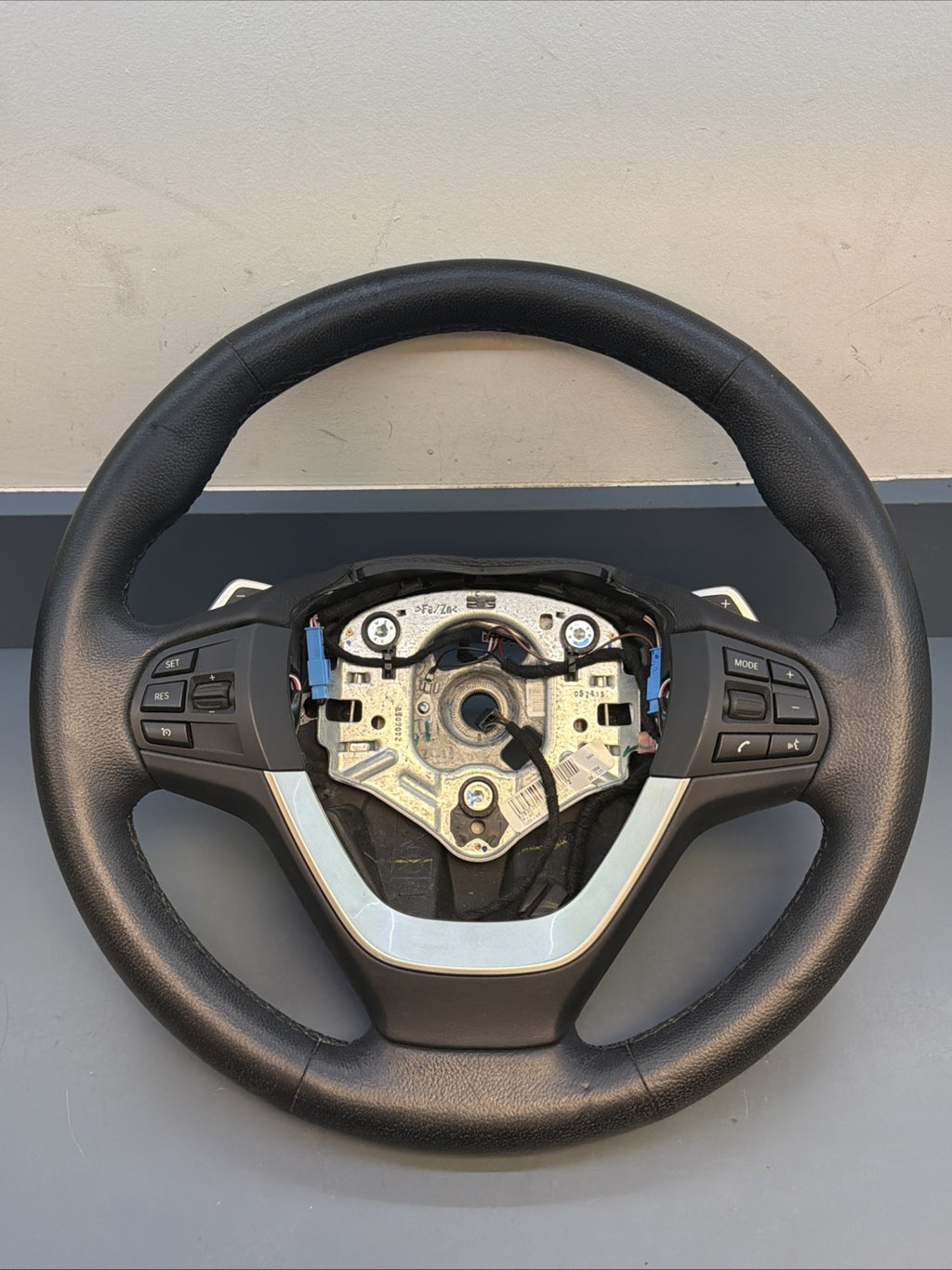 BMW 2011-2017 F25 X3 BLACK LETHER STEERING WHEEL HEATED SPORT OEM 2406058