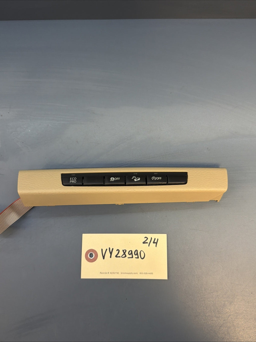 13-15 BMW X1 E84 CENTER CONSOLE TRACTION CONTROL SWITCH PANEL OEM 9249507