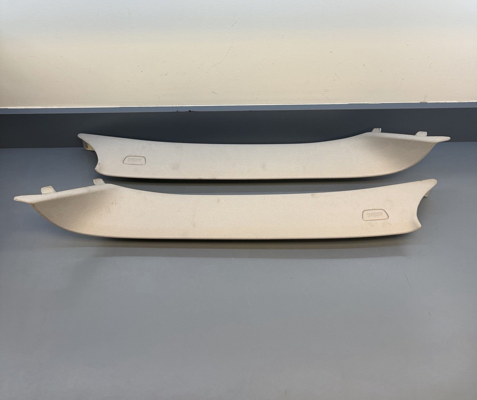 12-2015 BMW X1 Front Left Right A Pillar Trim Panel Cover 2990774 2990773 GRAY