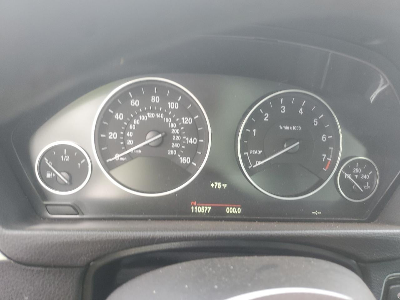 12-20 BMW F30 F32 F34 F36 INSTRUMENT CLUSTER SPEEDOMETER OEM 9379969 110K MILES