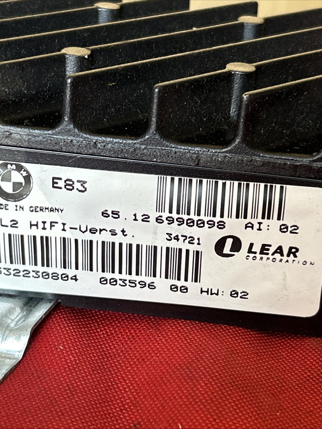 2004-2007 BMW E83 X3 HIFI Audio Radio AMP Amplifier OEM 6990098