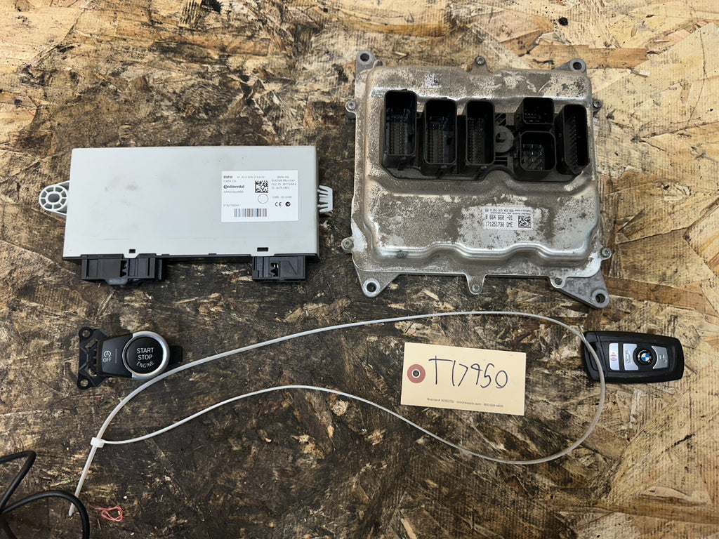 BMW 2011-2017 F25 X3 ECU+CAS IMMOBILIZER+KEY SET VIN MATCHED OEM 8664660