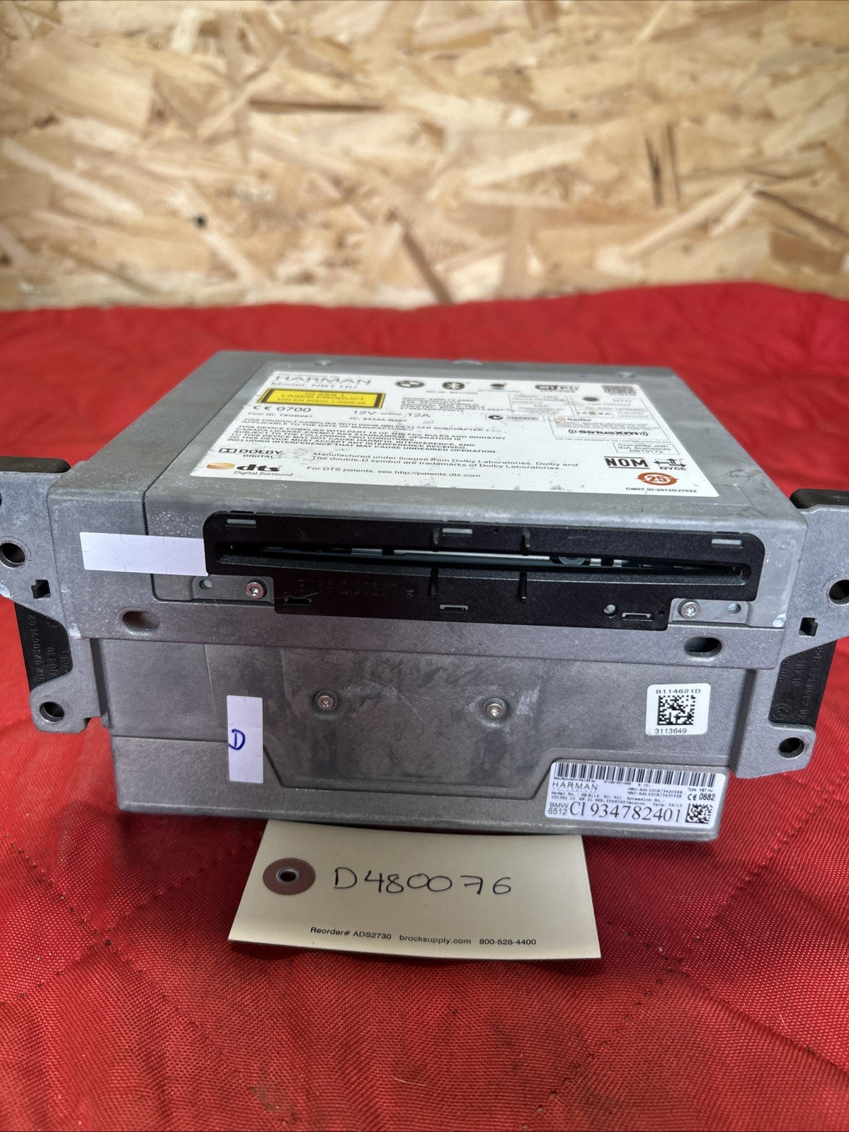 Radio CD Head Unit High OEM BMW F10 F12 F13 F30 F32 F36 F15 F25 F26 9347824
