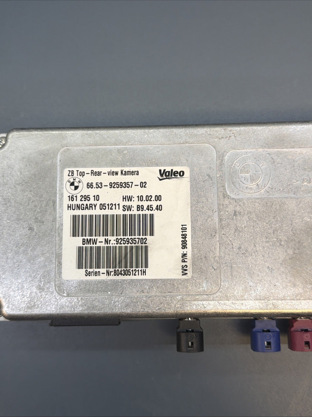 09-13 BMW X5 X6 Rear Side View Backup Camera Control Module Unit 9259357 Oem