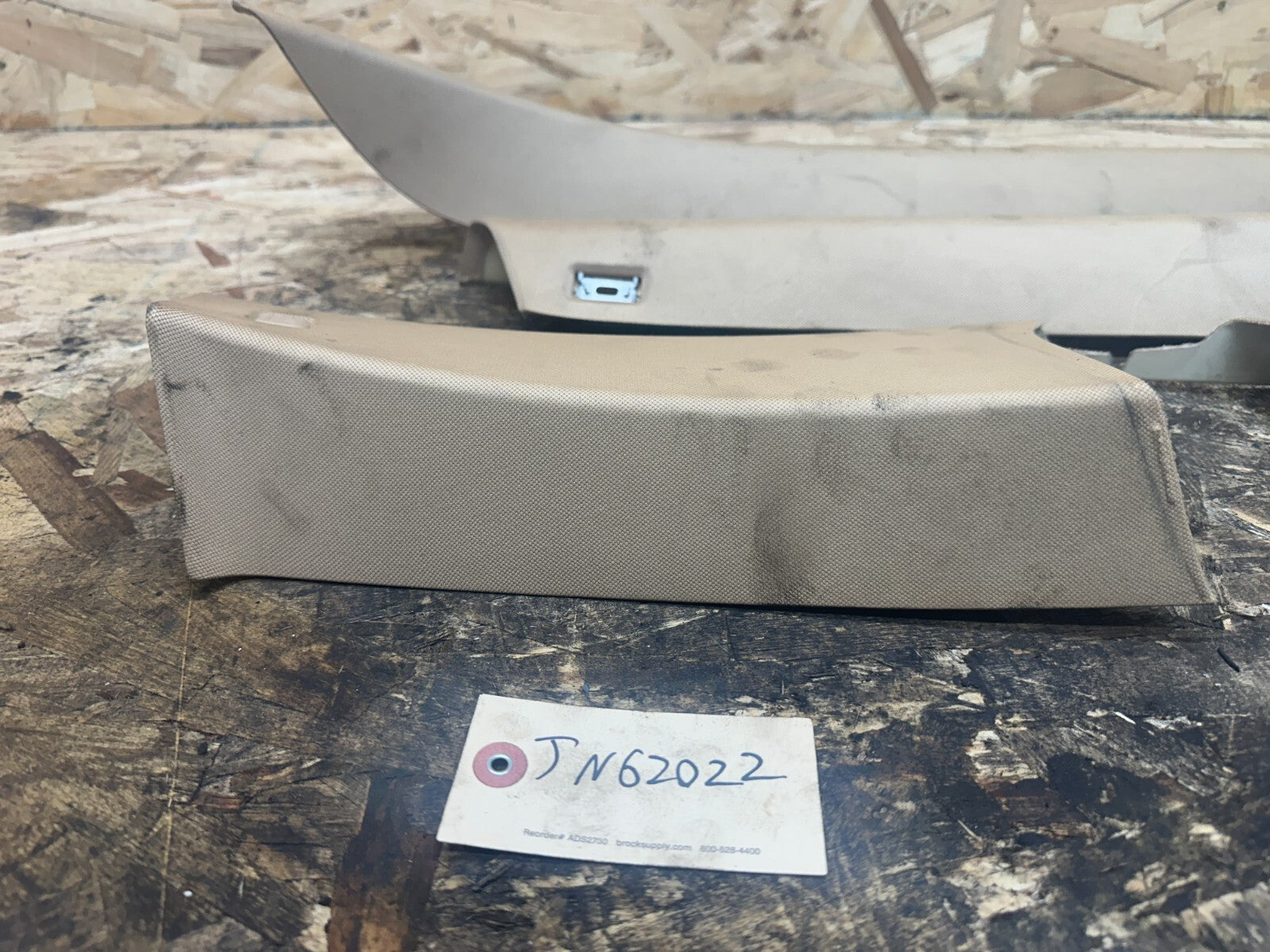 BMW 2003-2010 E83 X3 INTERIOR A+B PILLAR RIGHT+LEFT TRIM COVER BEIGE TAN OEM