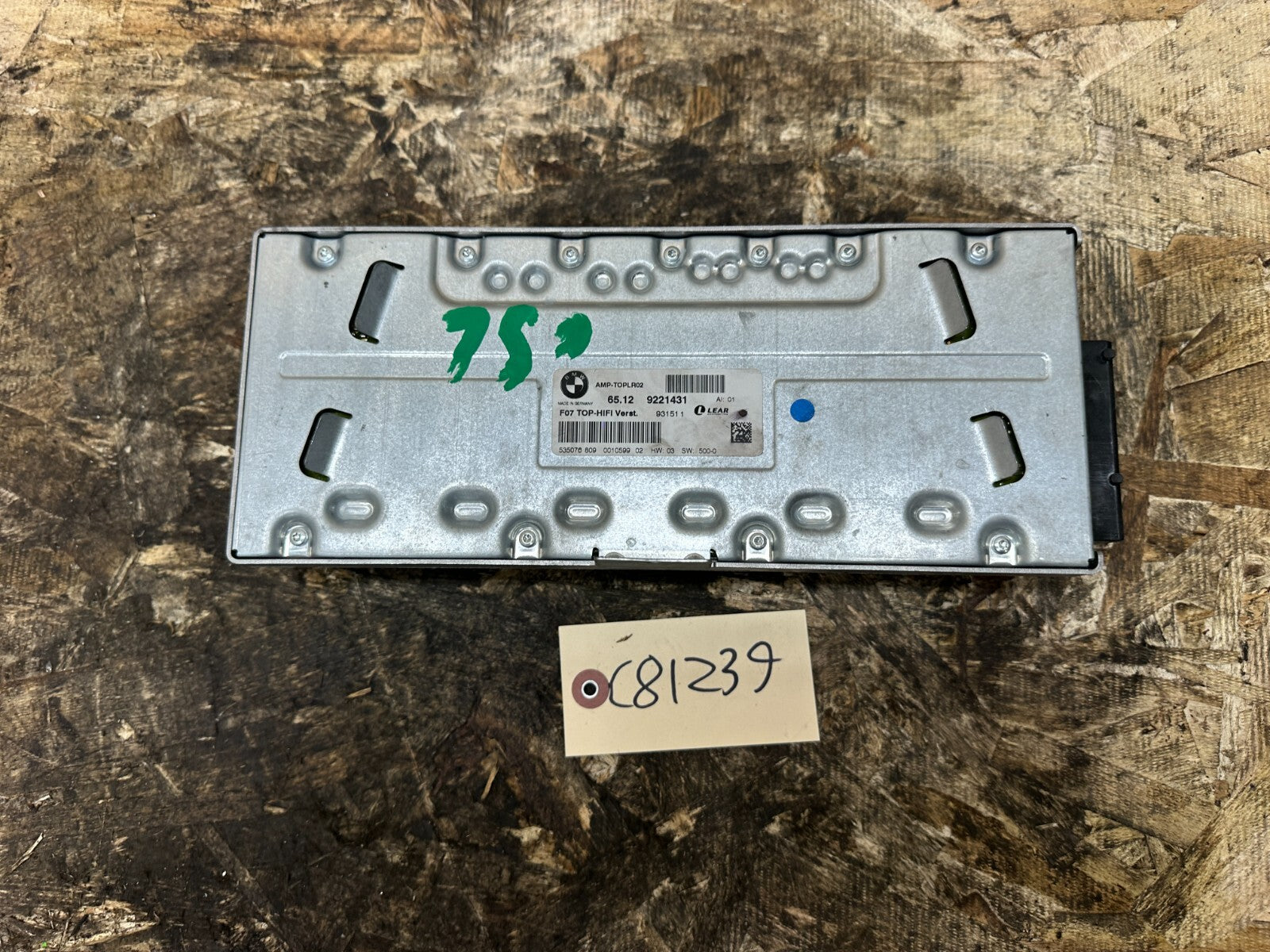 BMW 2006-2013 E70 X5 TOP HiFi LEAR AUDIO AMPLIFIER OEM 9221431