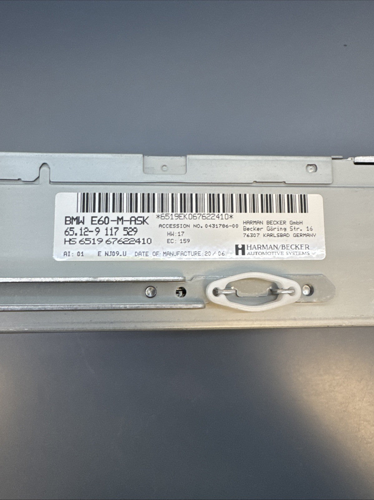 BMW E60 E61 5 series M-ASK AUDIO SYSTEM CONTROLLER CD PLAYER RADIO MASK 6955348