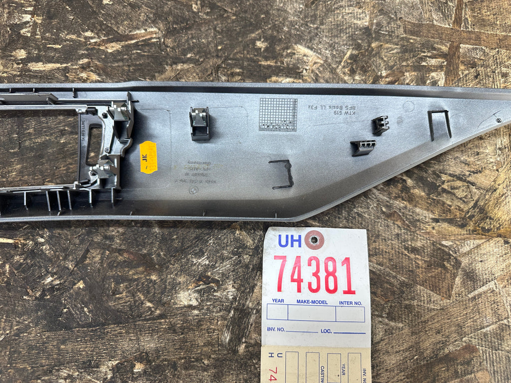 BMW 2011-2019 F30 3 SERIES CENTER RIGHT DASH ALUMINUM SILVER VENT TRIM 92312069