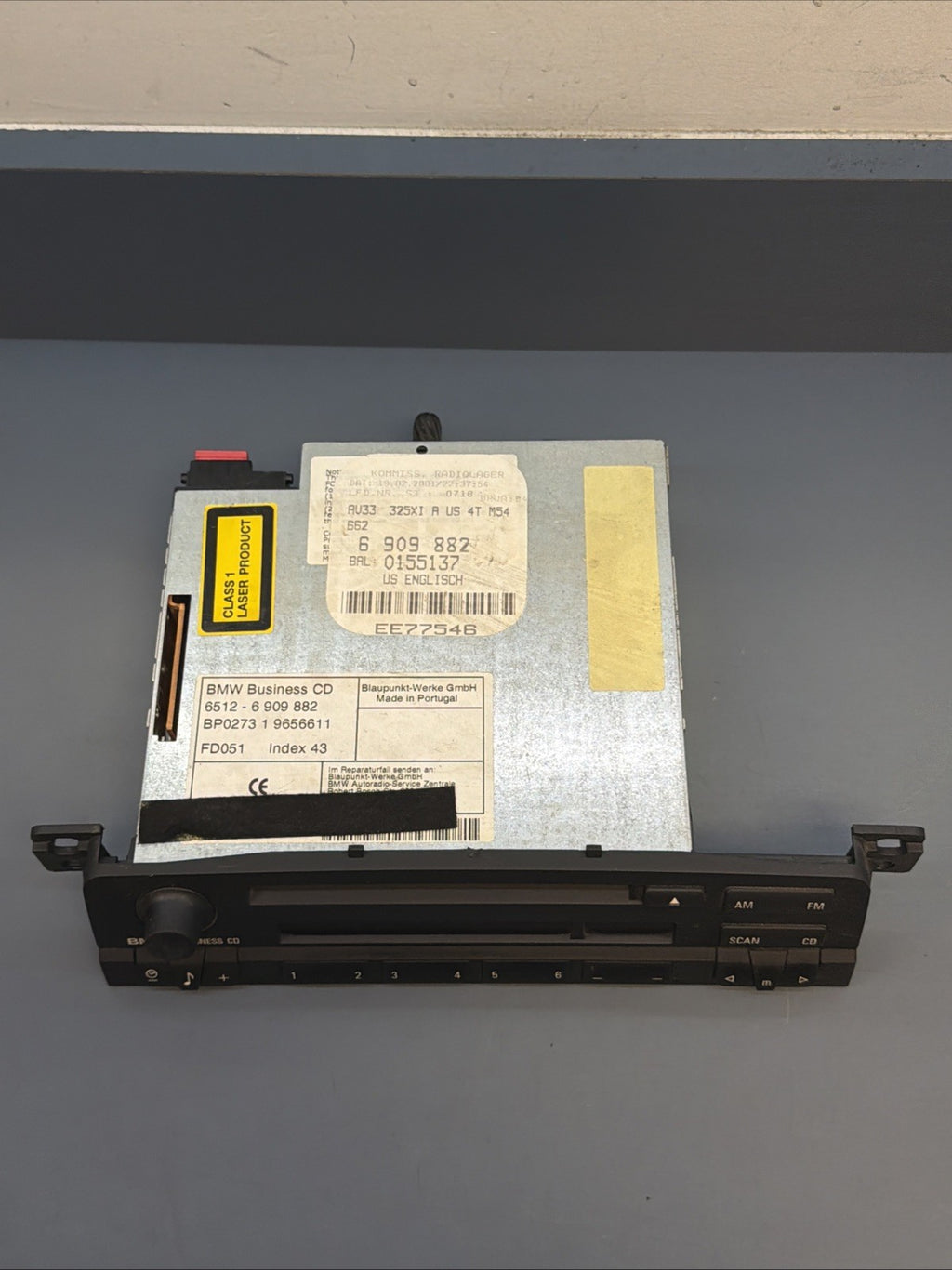 2000-2006 BMW E46 3 325XI 330CI SERIES BUSINESS CD RADIO PLAYER UNIT OEM 6909882
