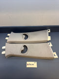 07-11 BMW E90 SEDAN B PILLAR SEAT BELT COVER TRIM LEFT RIGHT 7058335 7058336