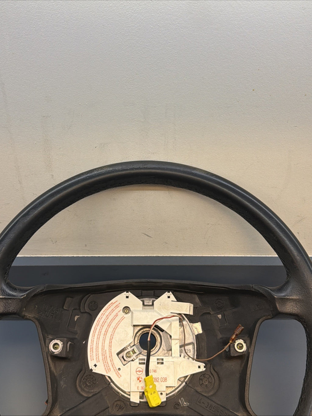 BMW E36 328I 318I 320I 323I 325I Z3 Steering Wheel Black Leather OEM 1092038