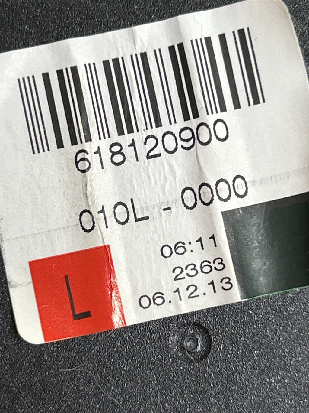11-16 BMW F10 FRONT LEFT DRIVER SEAT BELT RETRACTOR OEM 618120900 BEIGE