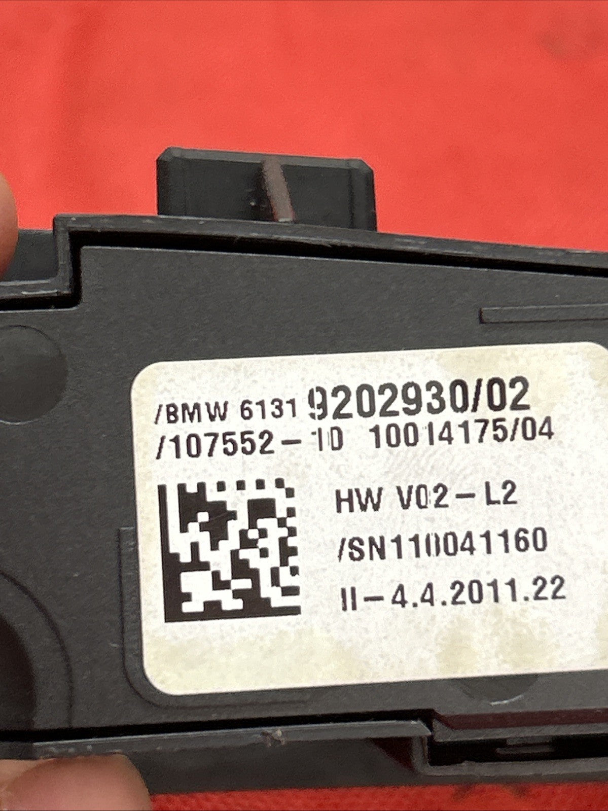 X3 5 SERIES BMW F10 F25 Cruise Traction PDC Control Switch 9202930 OEM
