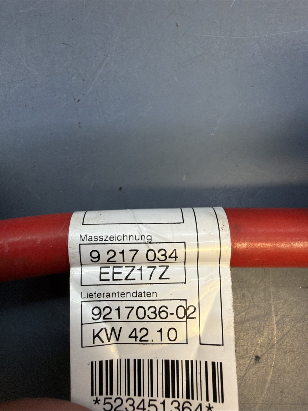 2011-2016 BMW 528i 535i 550i Positive (+) Battery Cable 9217036 9217034