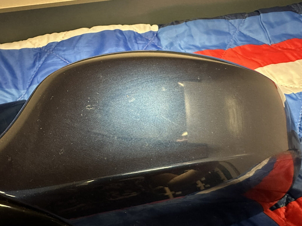 09-11 BMW E90 328i 335i OEM Front Left Driver Side Mirror Assembly Blue