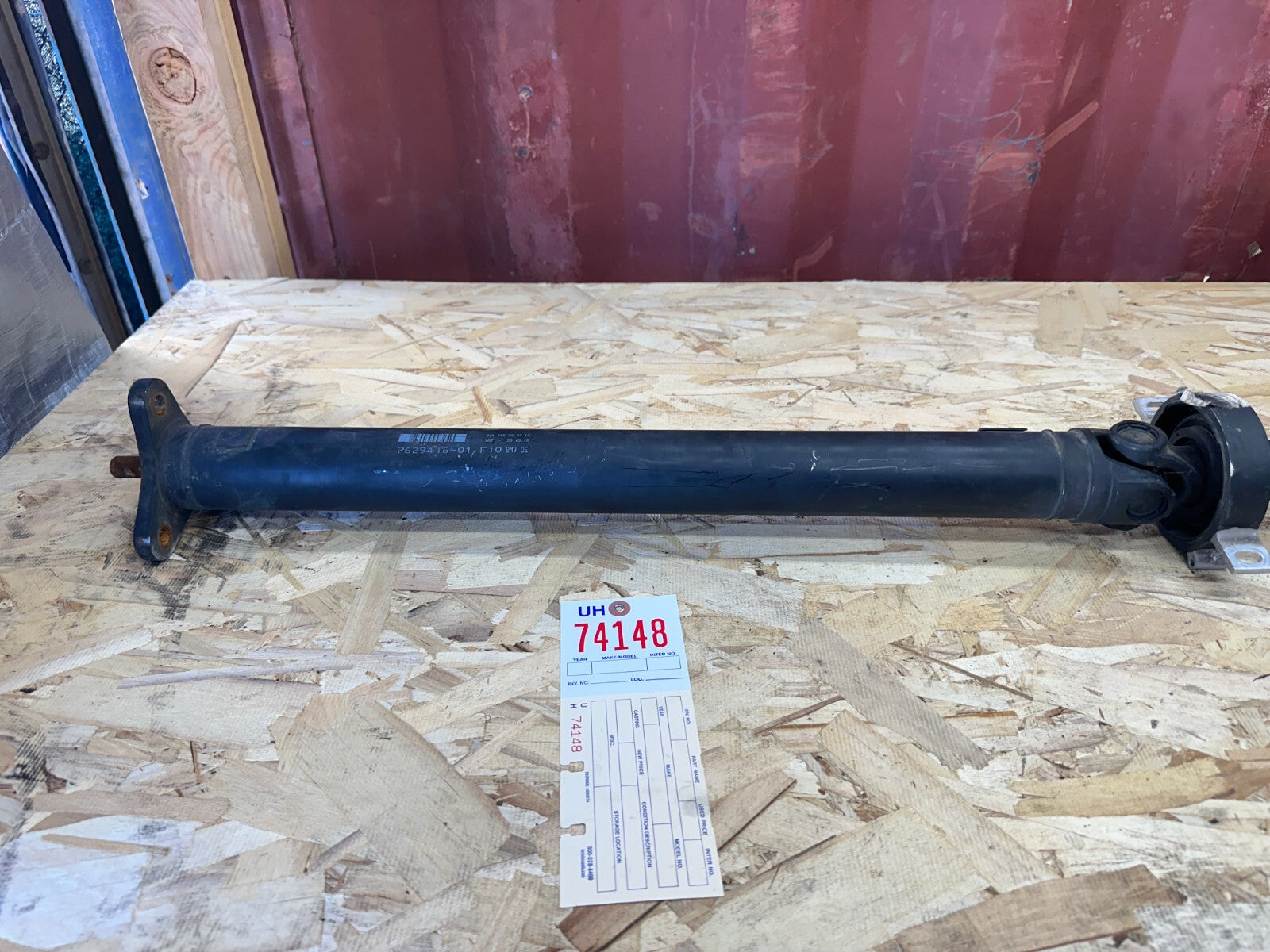 OEM BMW REAR DRIVESHAFT FITS AUTOMATIC 10-17 F10 F11 528iX SEDAN/WAGON 7629416