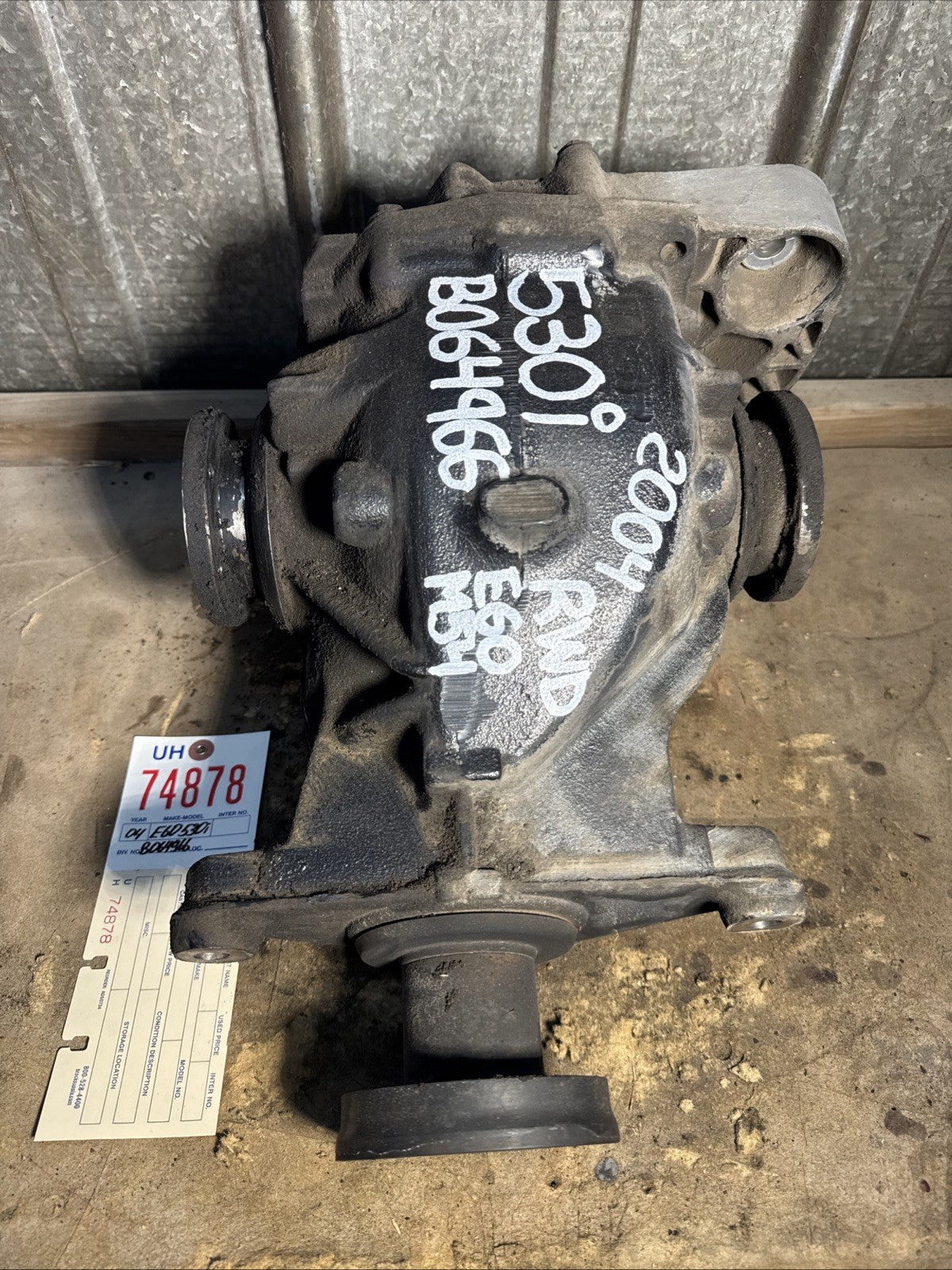 BMW REAR DIFFERENTIAL E60 530I SERIES AUTOMATIC FINAL DRIVE 3.46