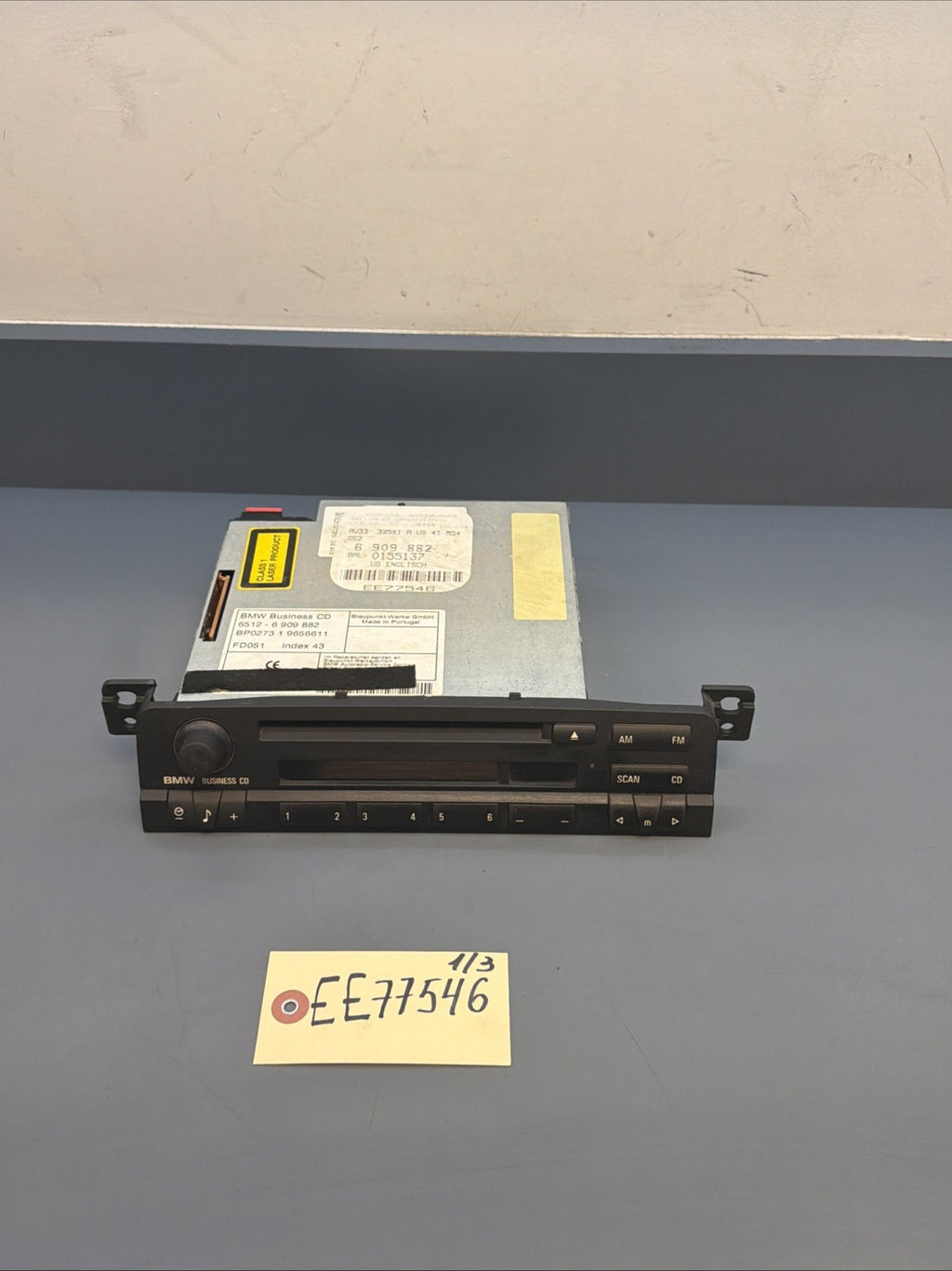 2000-2006 BMW E46 3 325XI 330CI SERIES BUSINESS CD RADIO PLAYER UNIT OEM 6909882