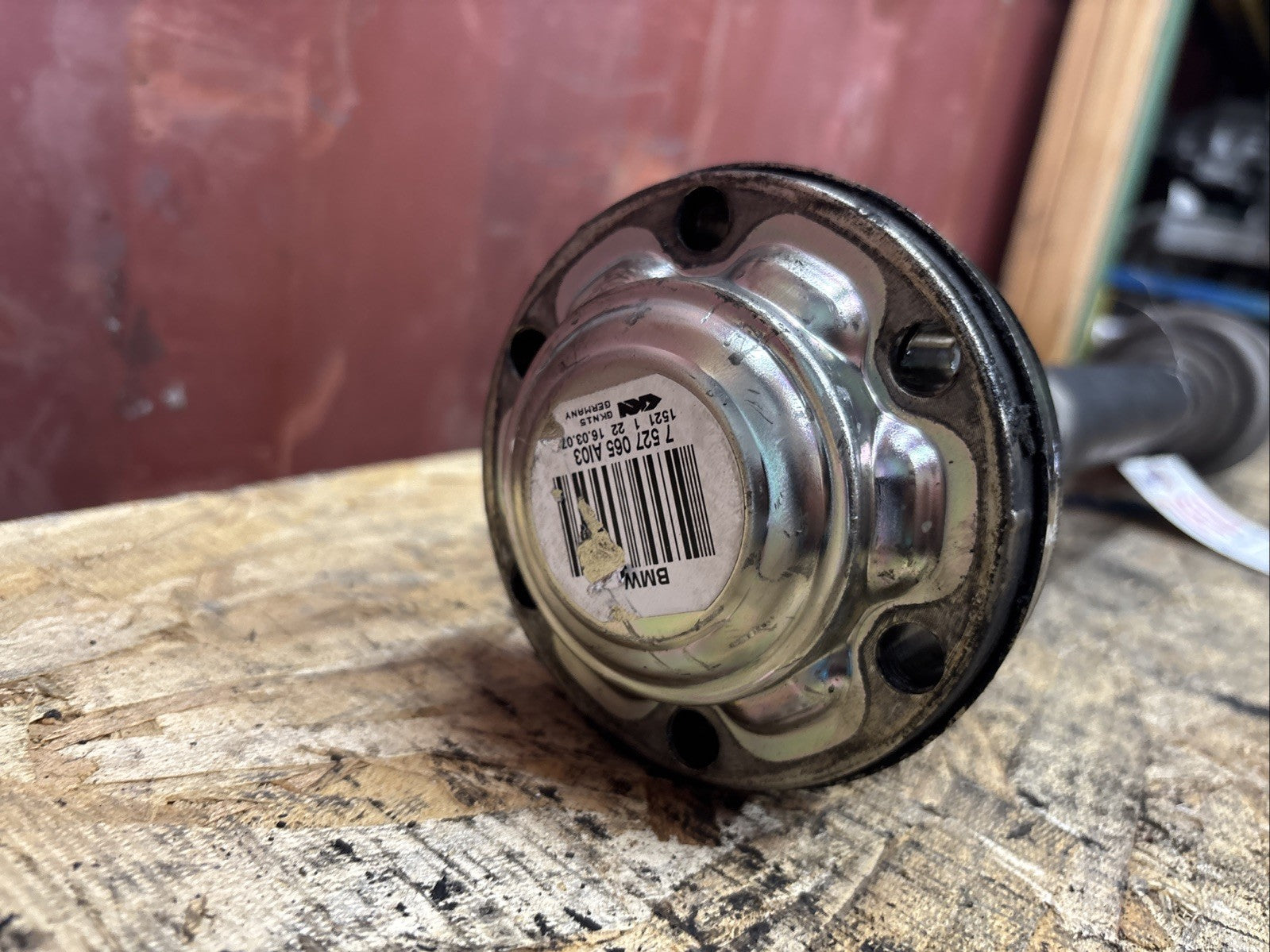 BMW OEM CV AXLE REAR LEFT  3 SERIES E90 USED N52 ENGINE 2005-2011 3320 7527065