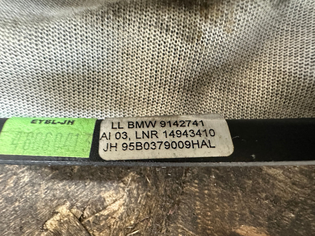 BMW 07-13 E88 E82 1 SERIES EMERGENCY PARKING BRAKE BOOT COVER BLACK OEM 9142741