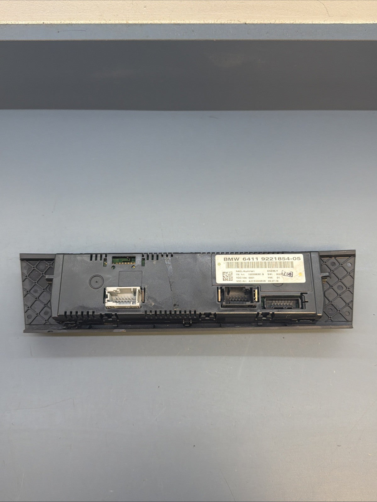 BMW 5-13 E92 E93 3 SERIES AUTOMATIC DIGITAL AC HEATER CONTROL PANEL OEM 9221854