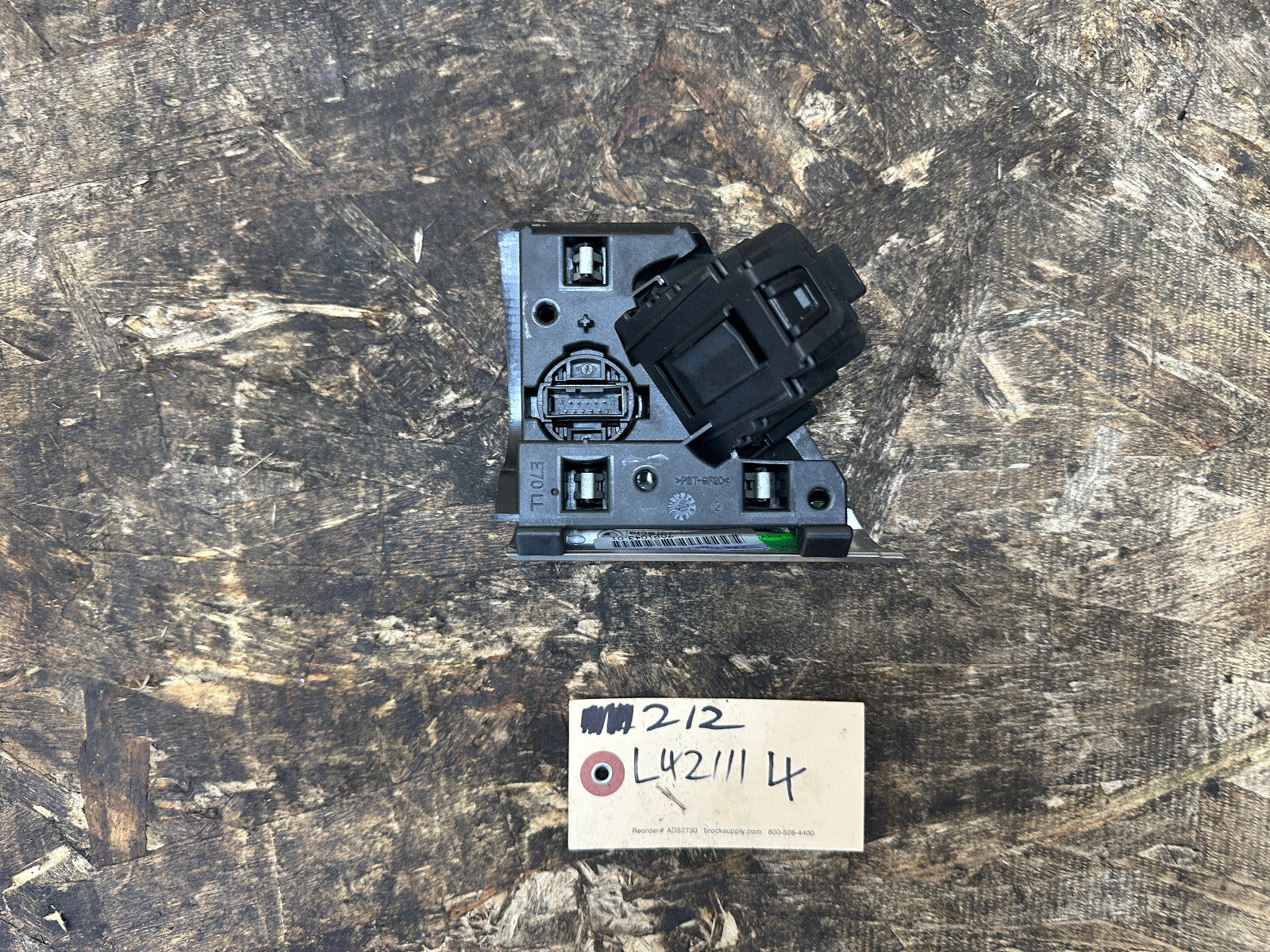 BMW 06-13 E70 X5 E71 X6 IGNTION START STOP SWITCH+KEY INSERT WOOD TRIM 9177973