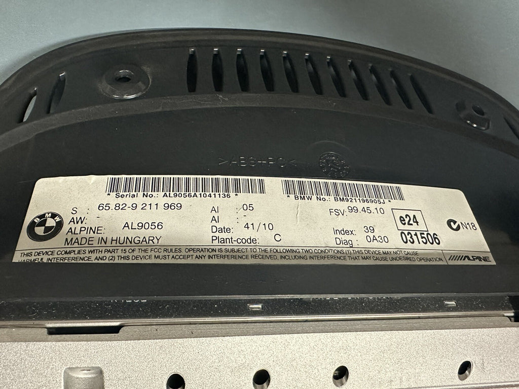 09-13 BMW E90 E92  328i 335i Navigation Screen Display Monitor OEM 9211969