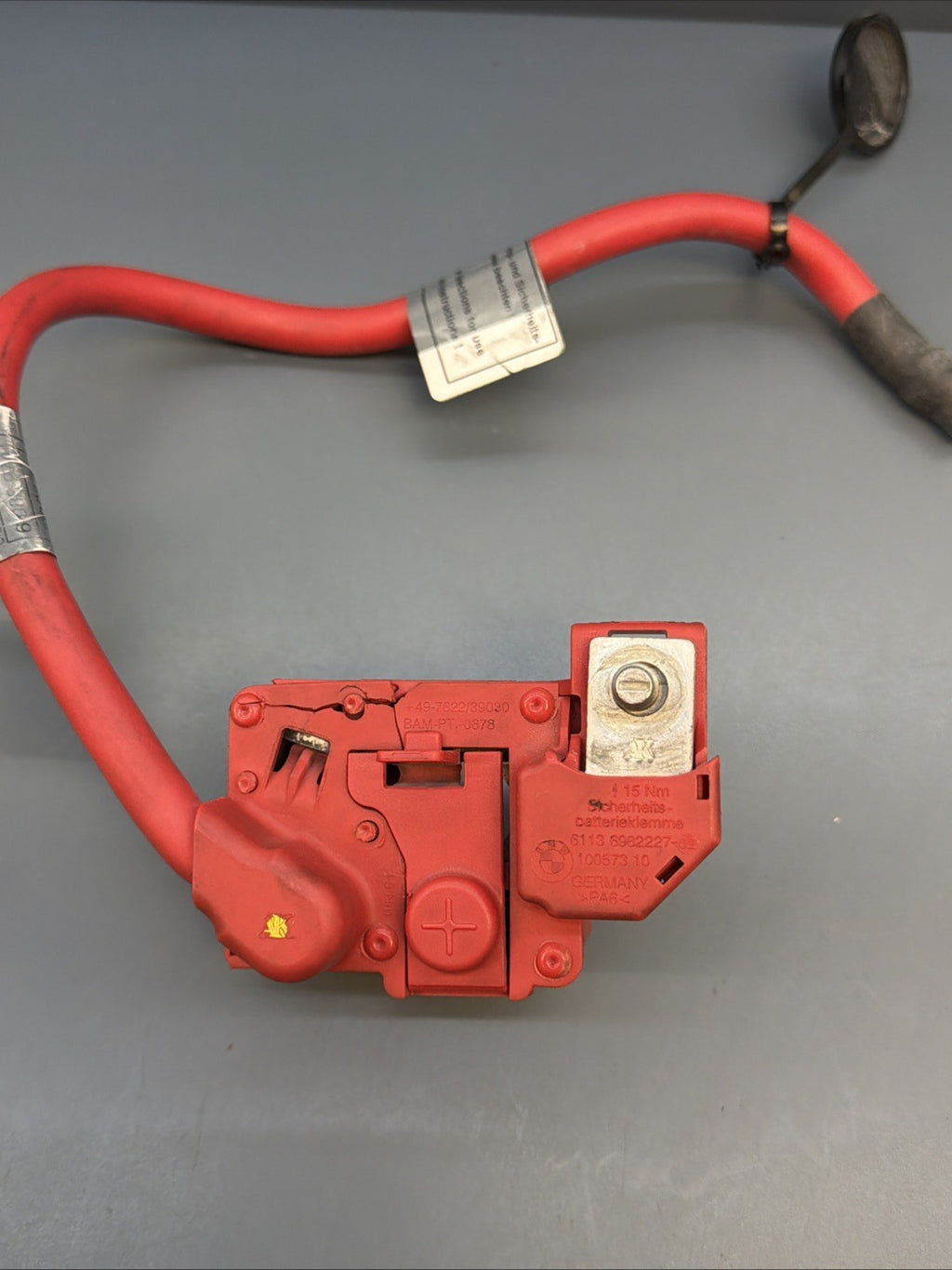 06-13 BMW E82 E90 E92 Battery Plus Pole Terminal Positive Cable 6988974 Oem