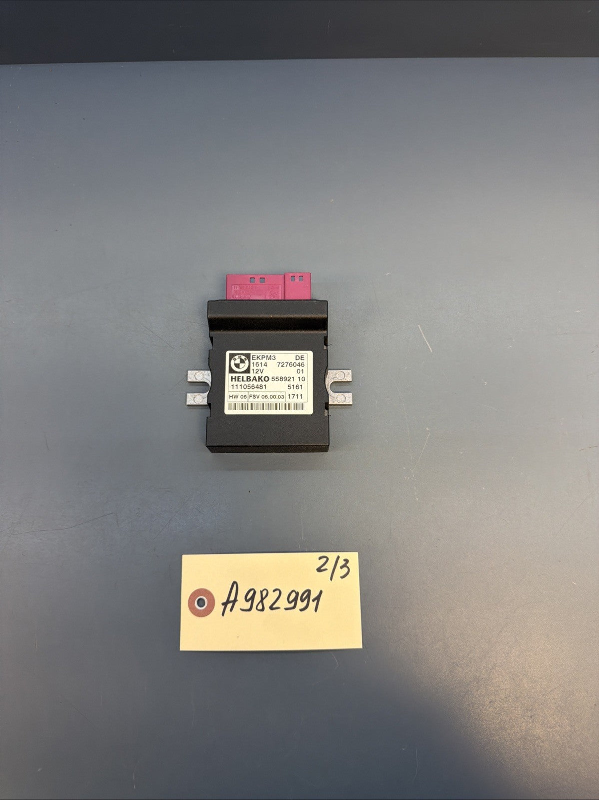 BMW 1 3 5 X5 E60 E70 E81 E82 E87 E90 Fuel Pump Control Unit Module EKPM3 7276046