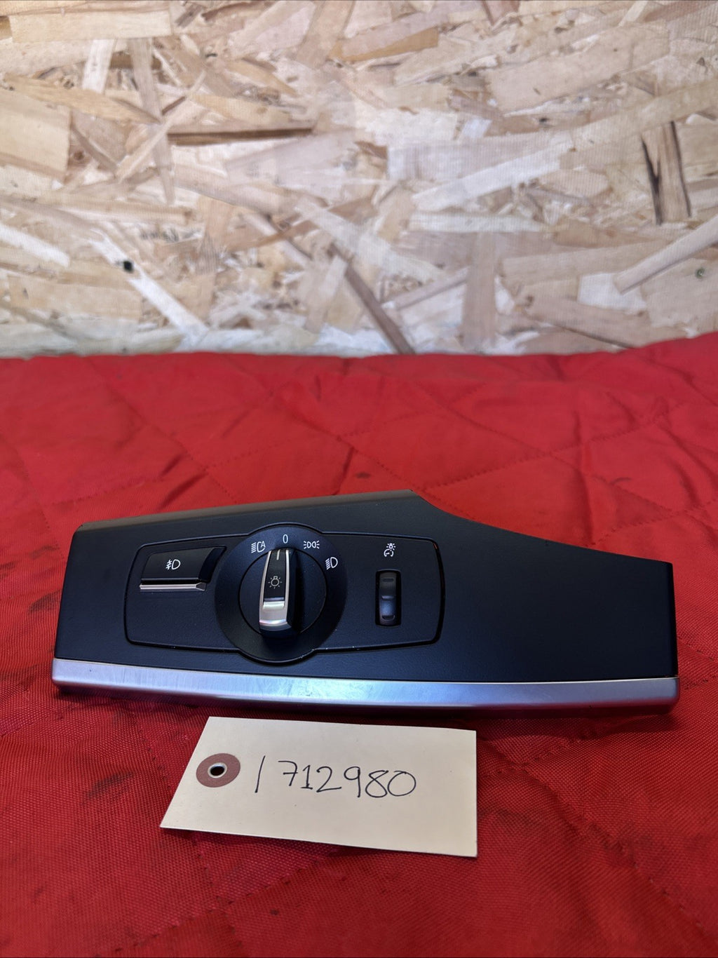 2011-2017 BMW F25 X3 Headlight Lamp Control Switch Trim Panel OEM 9192745