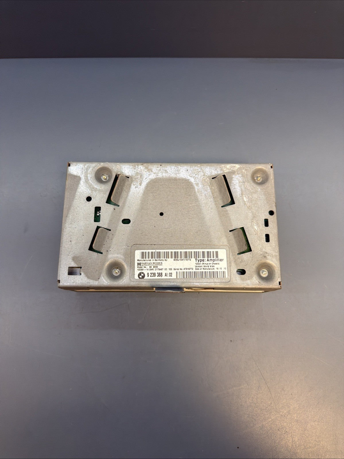 2011-2016 BMW F10 F11 528i 535i 550i HiFi Harman Becker Amplifier 9239388 OEM