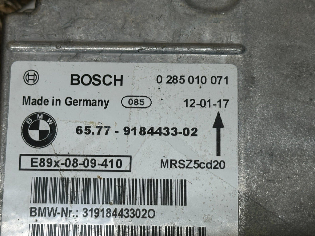 BMW 2006-2013 E90 SAFTEY SRS CRASH SENSOR/CONTROL MODULE OEM 9184433