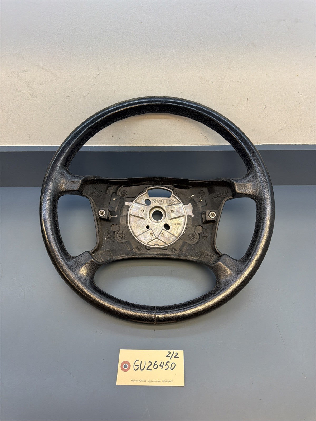 BMW E38 E39 740I 750I 530I 540I Steering Wheel Black Leather OEM 1095633