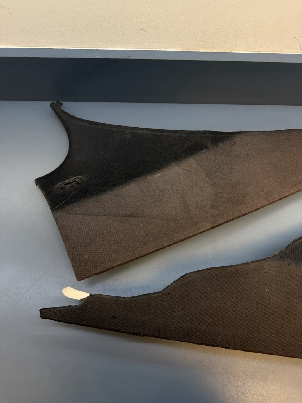 09-15 BMW 750Li F02 REAR RIGHT & LEFT C PILLAR TRIM COVER PANEL OEM 9114148/47