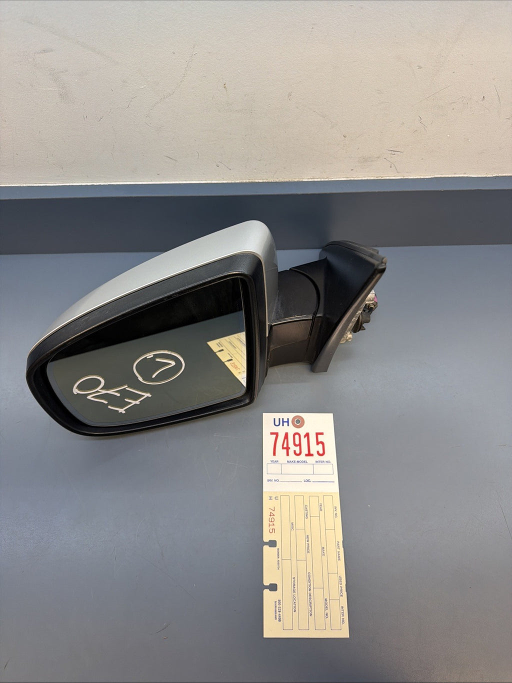 OEM BMW E70 X5 Driver Side Left Sideview Mirror w/ Camera Space Grey 7181175