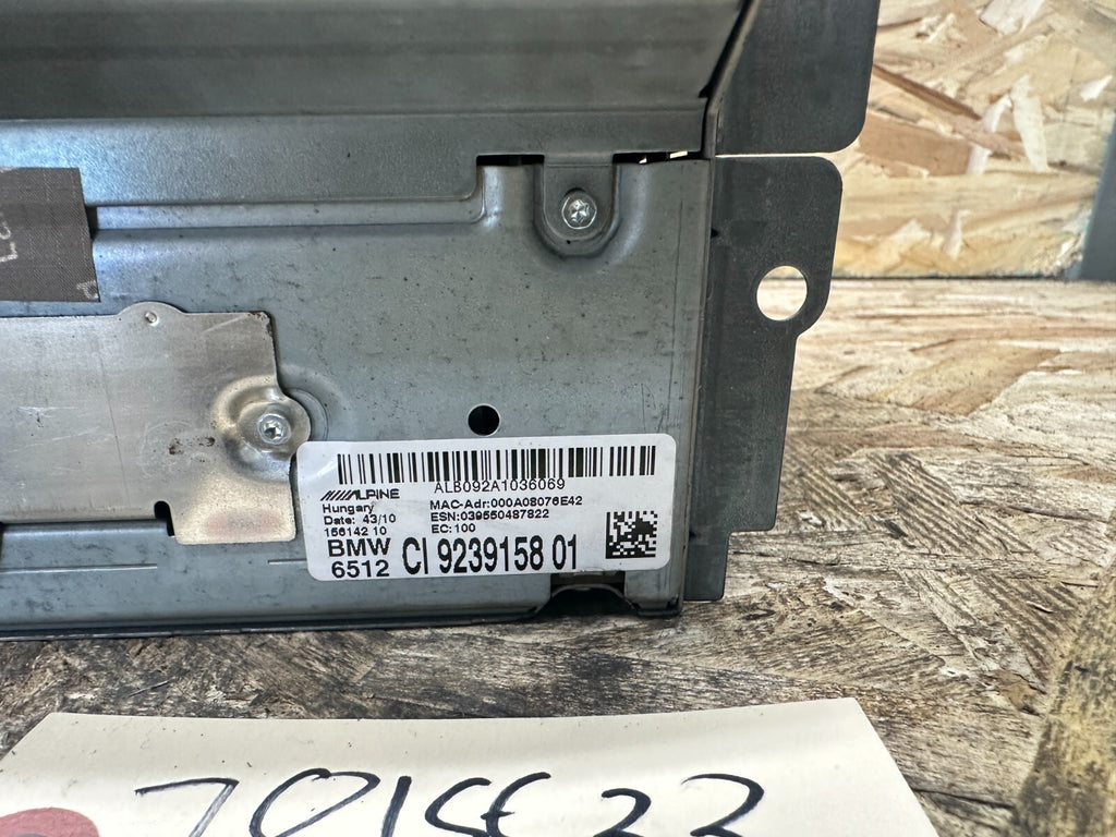 BMW 2010-2017 F10 5 SERIES RADIO RECIVER CD PLAYER NAVIGATION UNIT OEM 9239158