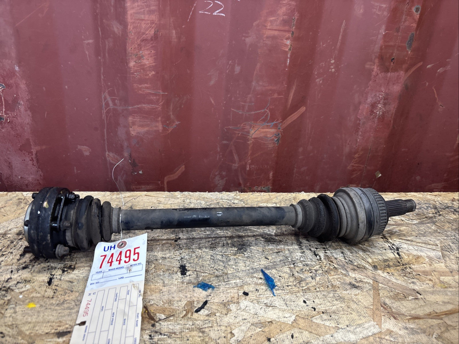 BMW OEM CV AXLE REAR LEFT 3 SERIES E46 USED M54 ENGINE 2001 3321 1229591