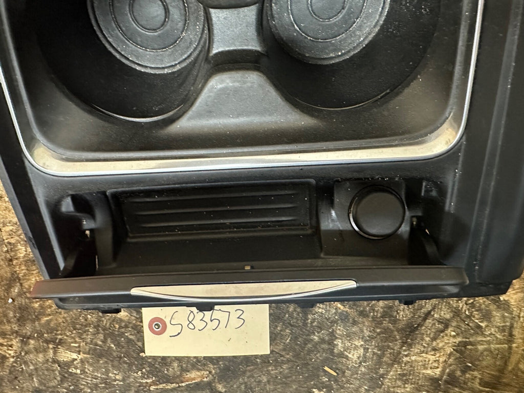 BMW F30 12-19 CUP HOLDER SHIFTER TRIM BLACK CARBON COMPLETE OEM BMW 9218925