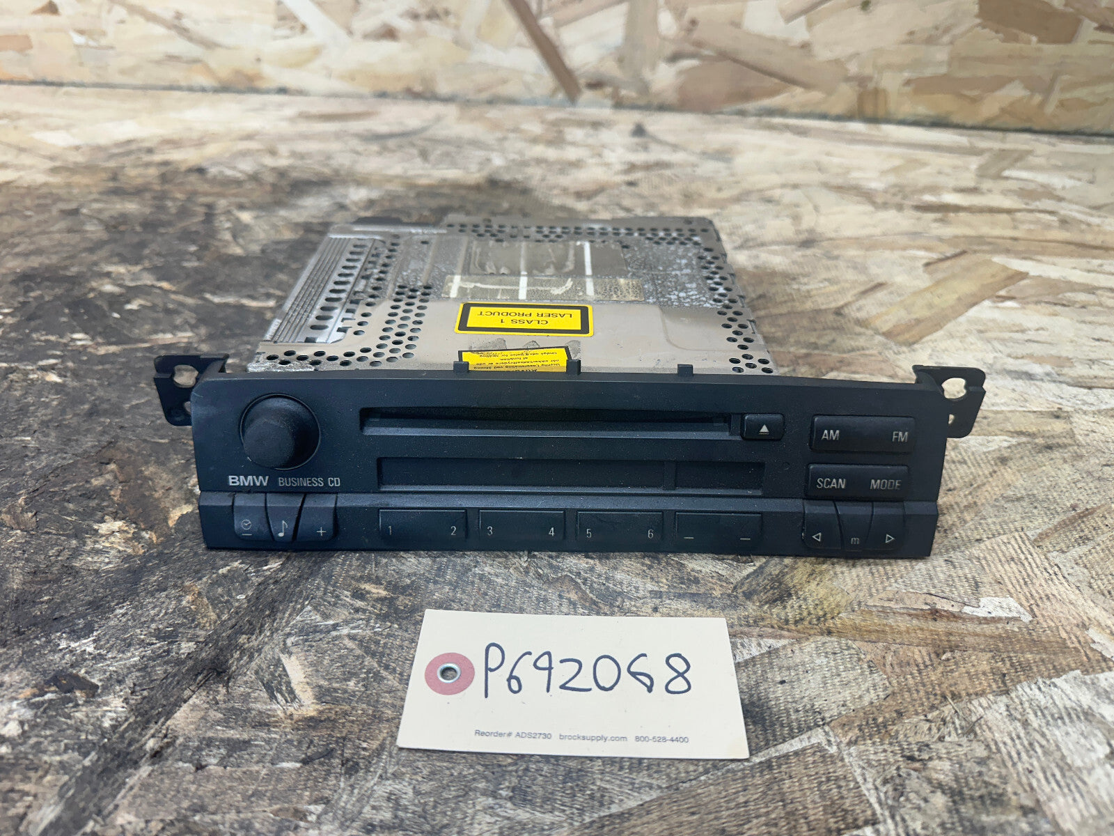BMW 97-06 E46 3 SERIES BUSINESS CD AM/FM RADIO PLAYER OEM 6921963