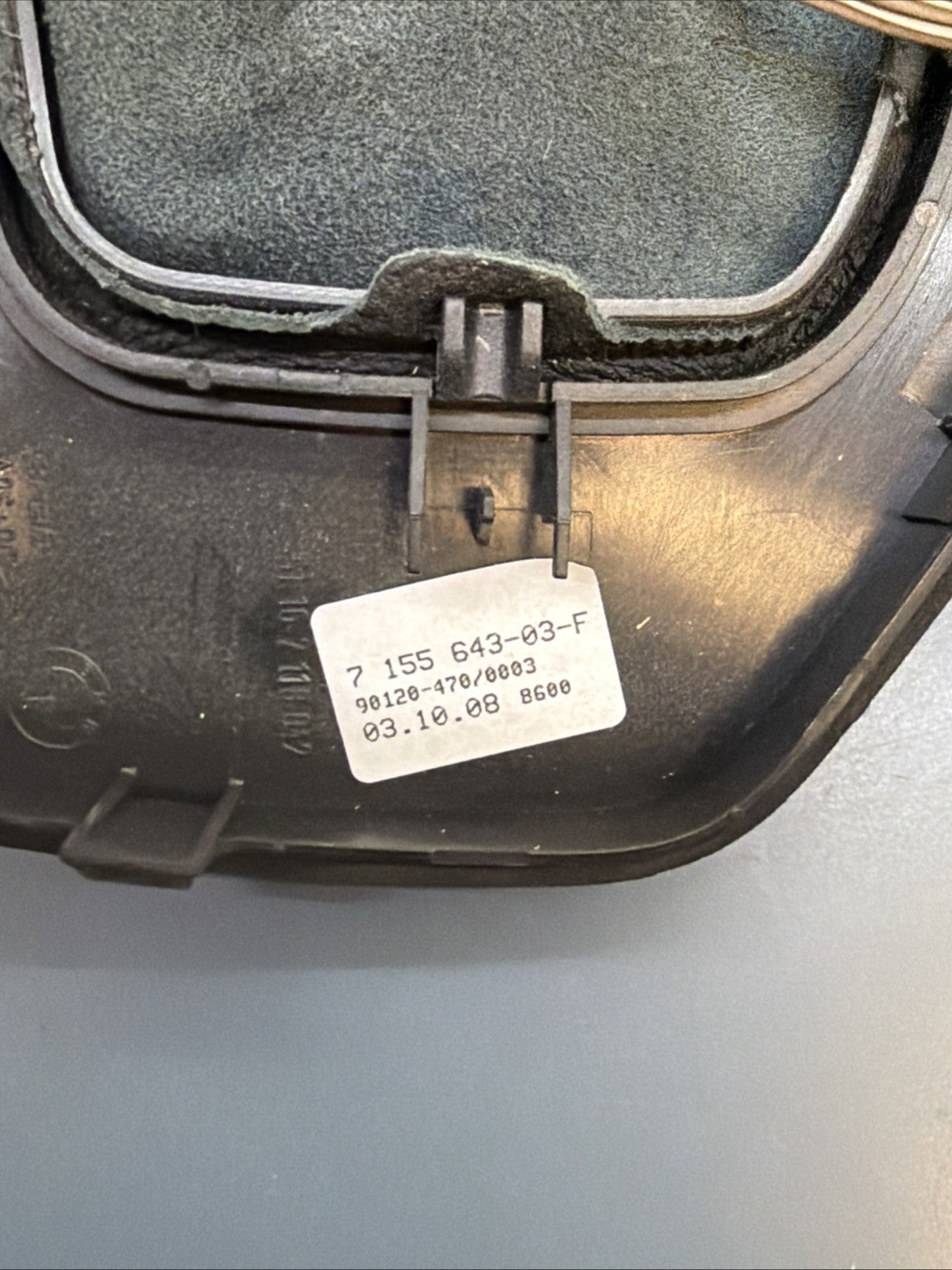 2007-2013 BMW E90 E92 E93 328i Automatic Gear Shifter Trim Bezel 7155643 Oem