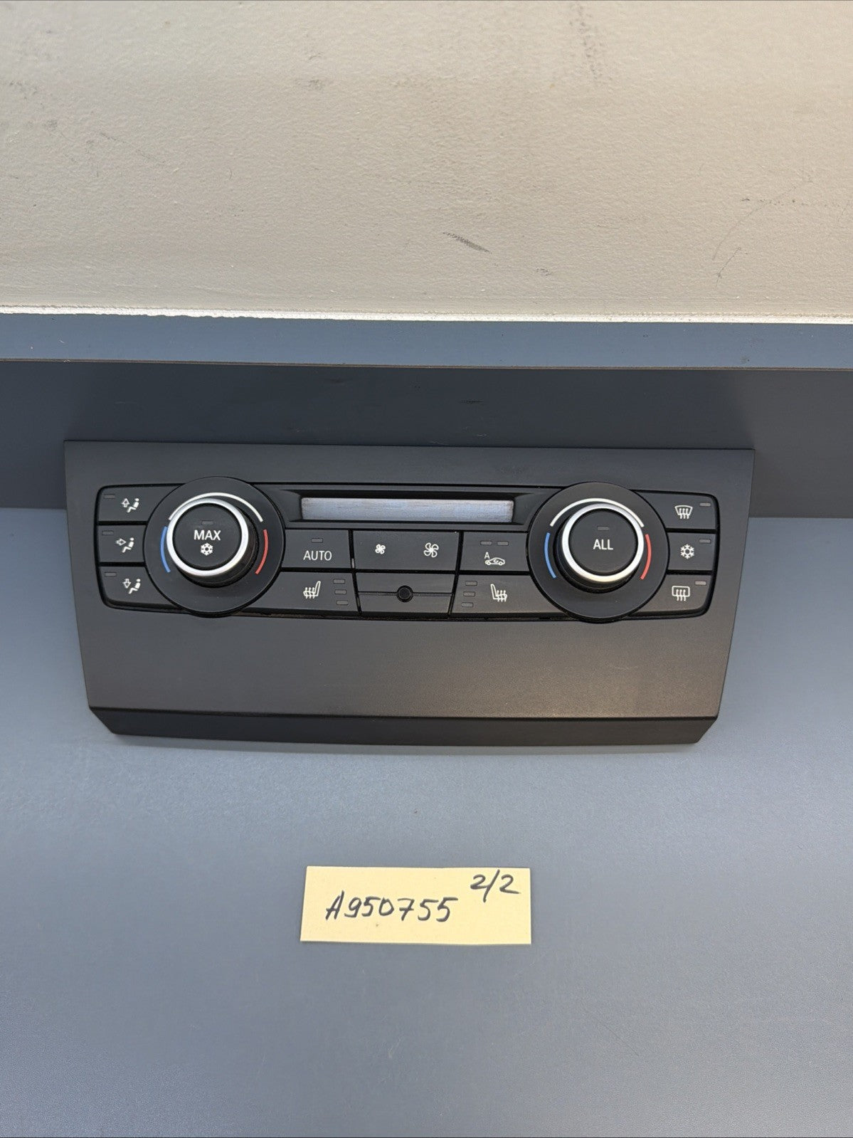 BMW 04-13 E81 E88 E90 E84 1/3 SERIES X1 AC CLIMATE CONTROL PANEL OEM 9250393