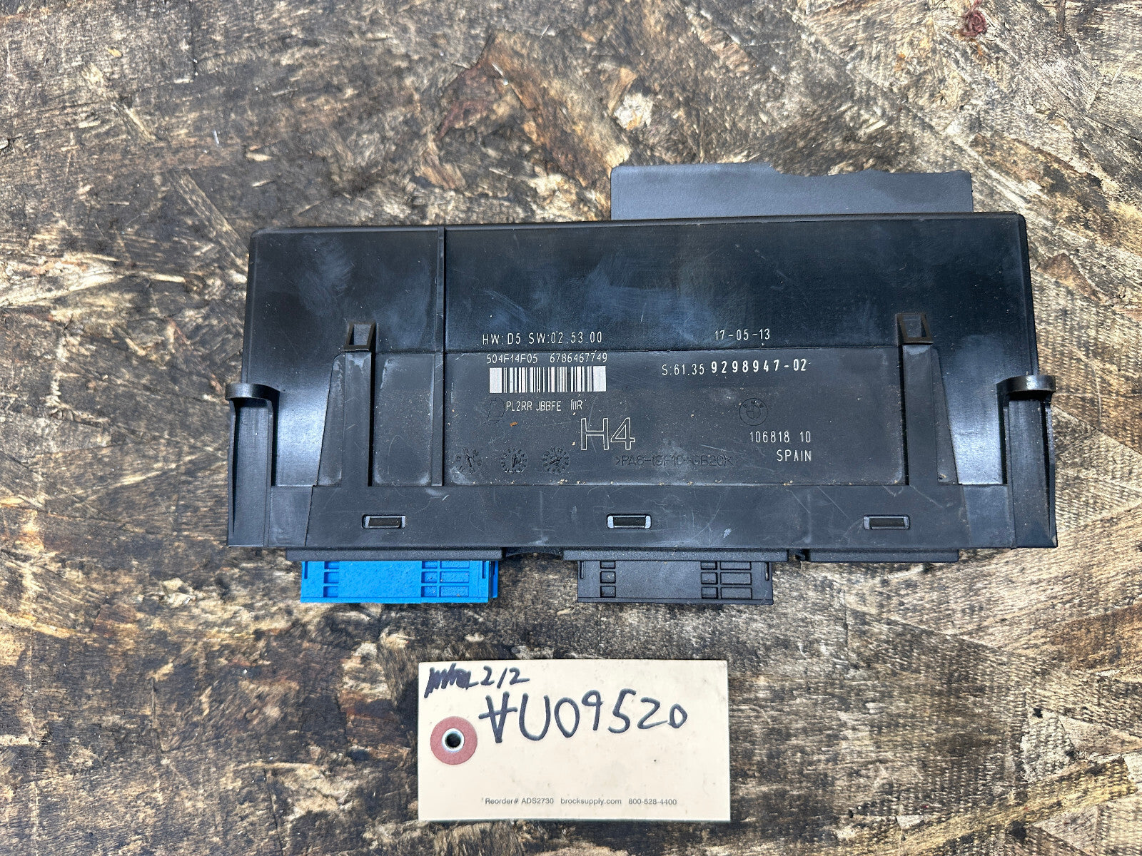 BMW 11-13 E88 1 SERIES CONVERTIBLE BODY CONTROL MODULE BCM OEM 9298947