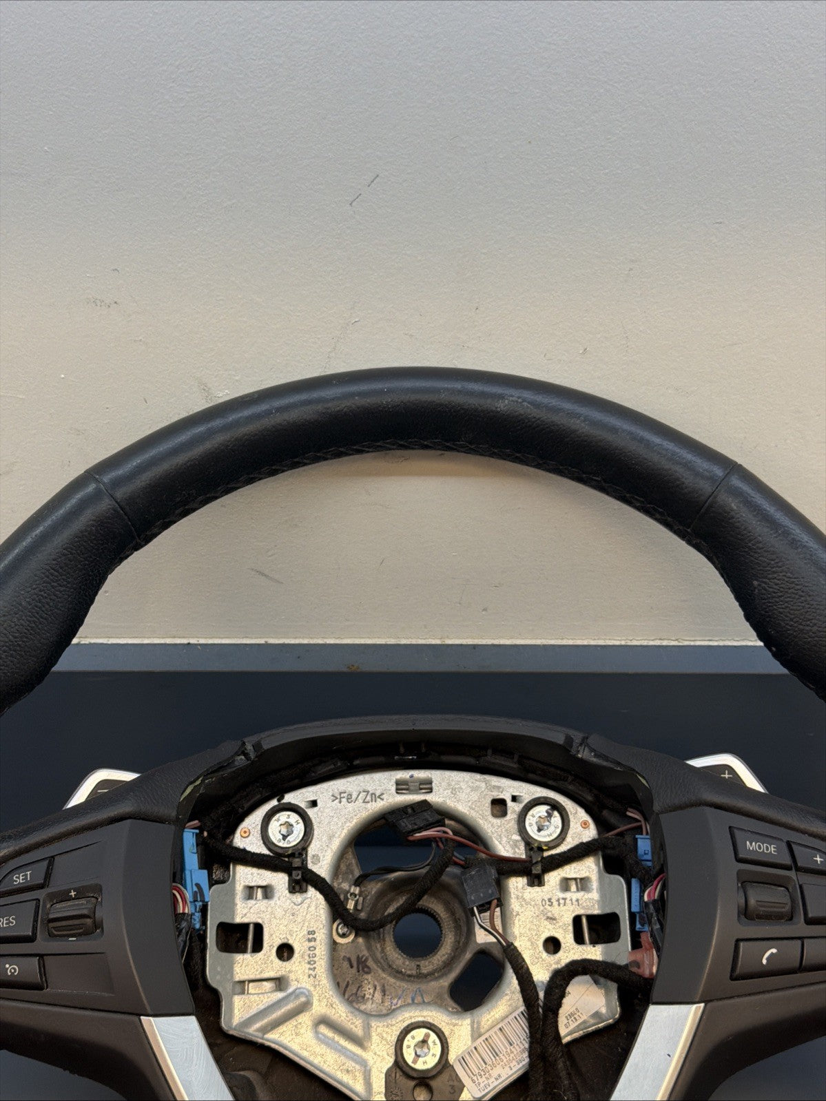 BMW 2011-2017 F25 X3 BLACK LETHER STEERING WHEEL HEATED SPORT OEM 2406058
